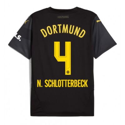 Dres Borussia Dortmund Nico Schlotterbeck #4 Gostujuci 2024-25 Kratak Rukav Dres Borussia Dortmund Nico Schlotterbeck #4 Gostujuci 2024-25 Kratak Rukav